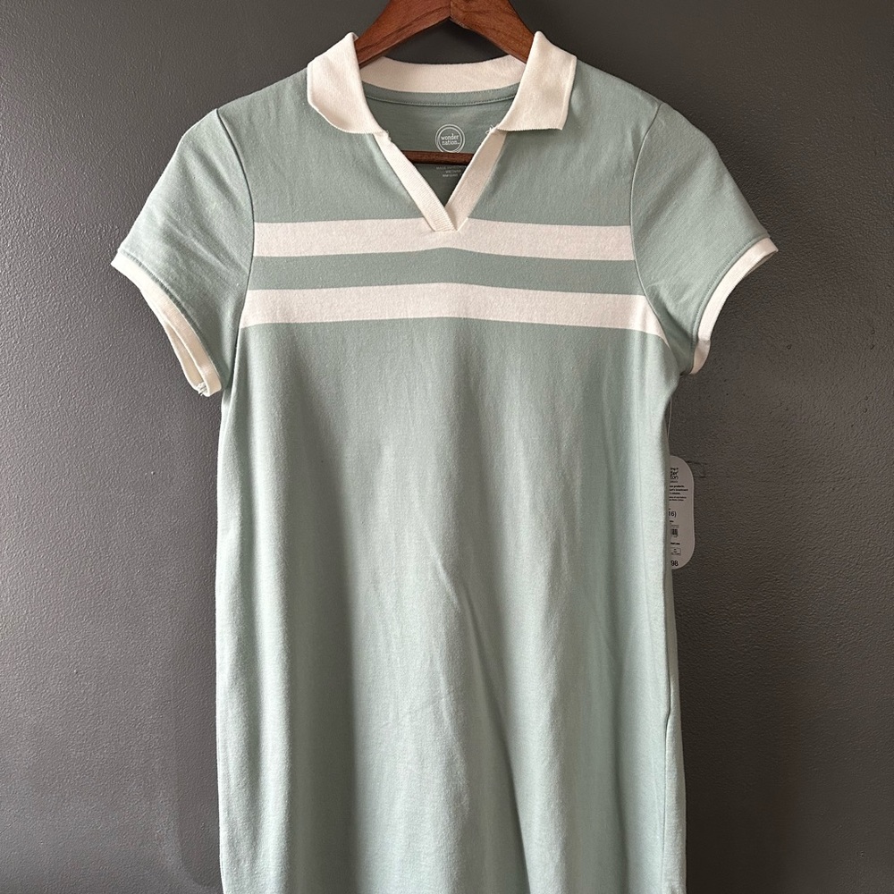 Collared T-shirt Dress
